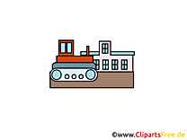 Bulldozer image - Industrie images cliparts