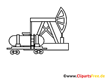 Raffinerie clip art à colorier – Industrie images