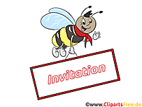 Abeille image - Invitation images cliparts