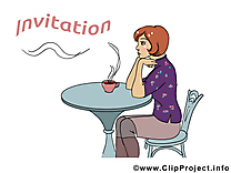 Café image à télécharger - Invitation clipart