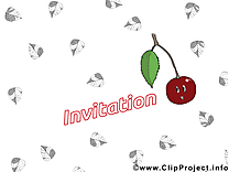 Cerise image gratuite - Invitation cliparts