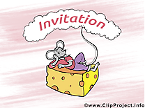 Fromage souris image - Invitation images cliparts