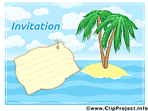 île clip art gratuit – Invitation images