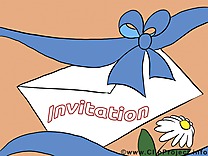 Lettre invitation illustration à télécharger gratuite