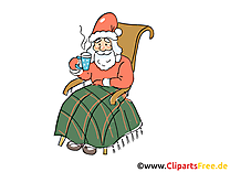 Fauteuil père noël image gratuite – Saint Nicolas cliparts