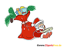 Sac père noël clip arts gratuits – Saint Nicolas illustrations