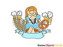 Blé clip arts gratuits - Oktoberfest illustrations