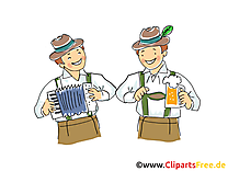 Chope clip arts gratuits - Oktoberfest illustrations