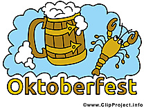 Écrevisse bière dessins gratuits - Oktoberfest clipart