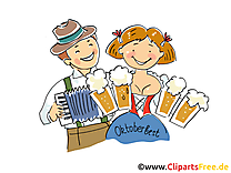 Femme homme image - Oktoberfest images cliparts