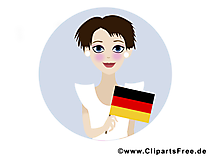 Allemagne illustration unité allemande gratuite