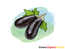 Aubergine clip arts gratuits - Légume illustrations