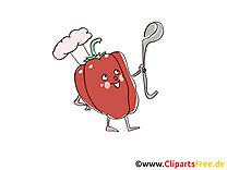 Paprika cliparts gratuis - Légume images