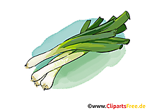 Poireau image à télécharger - Légume clipart