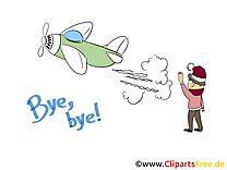 Avion clipart - Adieu dessins gratuits