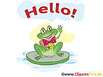 Grenouille dessins gratuits - Salut clipart