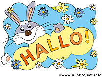 Lapin illustration - Salut images