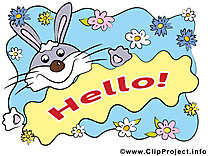 Lapin image - Bonjour images cliparts