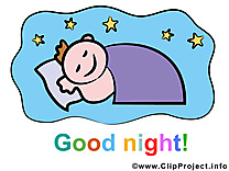 Bébé image à télécharger - Bonne nuit clipart