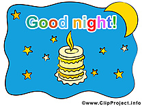 Bougie clipart - Bonne nuit dessins gratuits