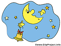 Ciel illustration gratuite – Bonne nuit clipart