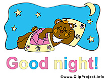 Ours clip art gratuit – Bonne nuit images