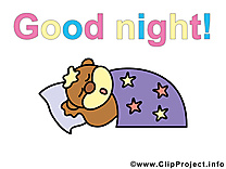 Ours images gratuites – Bonne nuit clipart