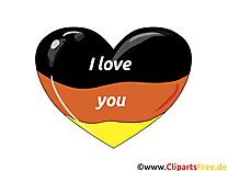 Clip art gratuit coeur – Je t'aime images