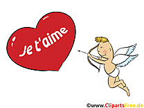 Cliparts gratuis ange - Je t'aime images