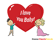 Je t'aime anglais image clipart