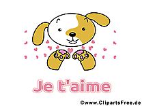 Ours en peluche dessin - Je t'aime à télécharger