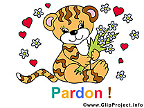 Tigre clip art – Pardonne-moi gratuite