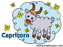 Capricorne clip art – Signe image gratuite