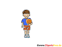 Beach-volley illustration gratuite - Loisir clipart