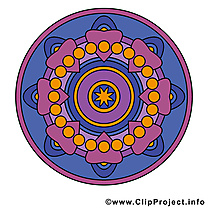 Bouddhisme clipart gratuit mandala dessins