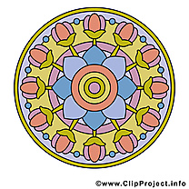 Bouddhisme mandala image gratuite illustration