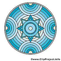 Mandala dessin gratuit à télécharger