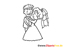 Clip art à imprimer couple – Mariage images