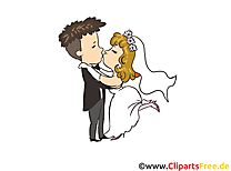 Clip arts à imprimer couple - Mariage illustrations