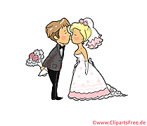 Clipart couple - Mariage dessins gratuits