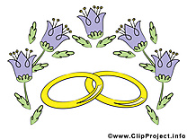 Clochettes dessin - Mariage clip arts gratuits