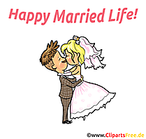 Dessins gratuits couple - Mariage clipart