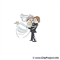 Embrasser clipart - Mariage dessins gratuits