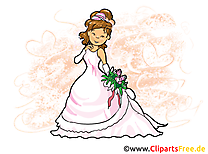 Fiancée image à télécharger - Mariage clipart