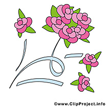 Fleurs image gratuite - Mariage cliparts