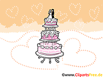 Gâteau images - Mariage dessins gratuits