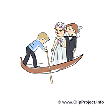 Gondole images - Mariage clip art gratuit