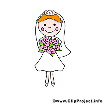 Images fiancée - Mariage clip art gratuit