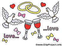 Mariage image à télécharger clipart