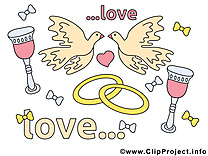 Mariage images gratuites clipart